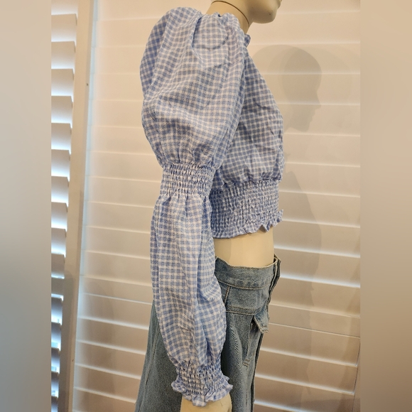 NWT MINKPINK: DENIM MINI SKIRT - Picture 7 of 9